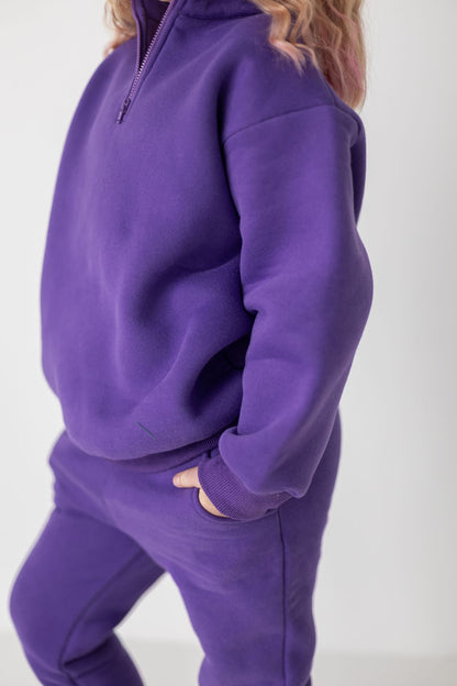 Grape Jamie Joggers (fleece lined)