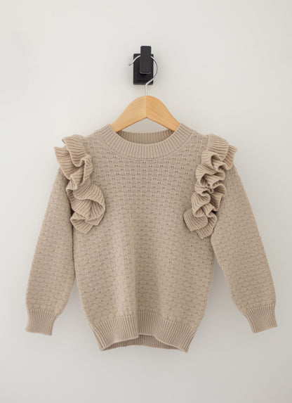 Taupe Chloe Knit Sweater