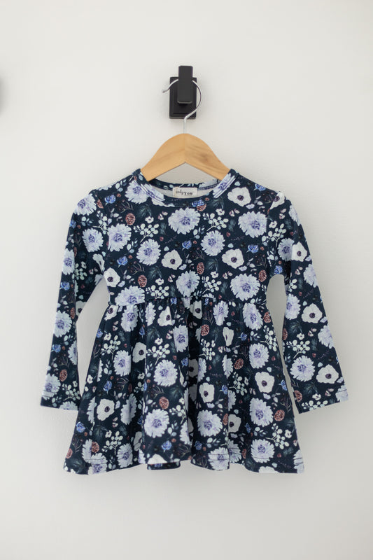 Frosted Blooms Laura Peplum (long sleeve)