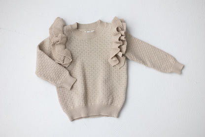 Taupe Chloe Knit Sweater